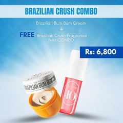 Brazilian Bum Bum Cream + Free Brazilian Crush Fragrance Mist COMBO - Makeup Stash Pakistan