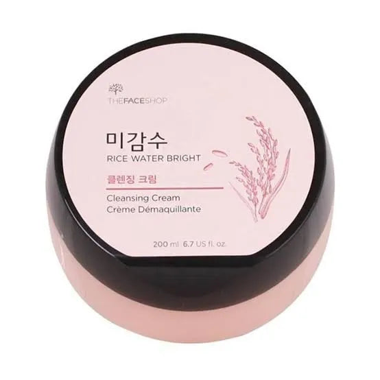 The Face Shop - Rice Water Bright Cleansing Cream 200ml - Makeup Stash Pakistan