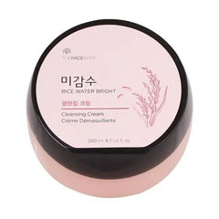 The Face Shop - Rice Water Bright Cleansing Cream 200ml - Makeup Stash Pakistan