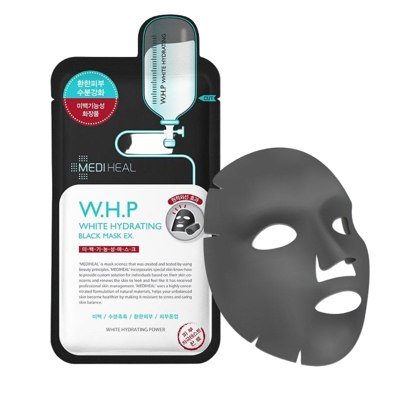 Mediheal - W.H.P White Hydrating Black Mask Ex 25ml - Makeup Stash Pakistan
