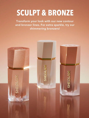 Sheglam,Contour,Liquid Contour,Sun Sculpt,Bronzer,Hydrating,Makeupstashpk