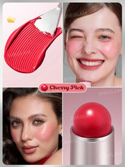 Sheglam Buttery Bliss Blush Stick,Cherry Pick Blush,Sheglam Cherry Pick,Cream Blush Stick,Blendable Blush,Long Lasting Blush,Rosy Pink Blush,Natural Glow Blush,Buildable Blush,Cream Cheek Color,Sheglam Makeup - Makeupstashpk