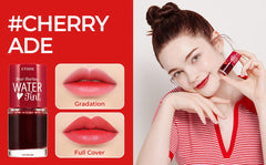 etude house water tint, cherry ade lip tint, korean lip tint, long lasting lip stain, k beauty lip tint, natural lip tint, gradient lips korea, lightweight lip tint, red lip stain, etude house tint - Makeup Stash Pakistan