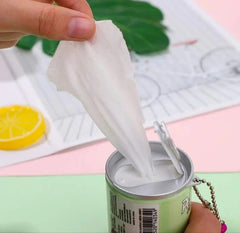 Mini Portable Wet Wipes Tissue Can 30 piece(Tissue can) - Makeup Stash Pakistan