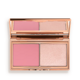 Charlotte Tilbury Blush & Glow Glide Palette – Radiant Cheek & Highlight Duo