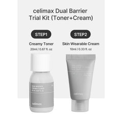 Creamy Toner Celimax, Skin Wearable Cream, Ceramide Skincare Set, Hydrating Skincare kit, Sensitive Skin Routine, Korean Skincare Set, Travel Skincare kit, Barrier Repair Skincare, Mini Skincare Set, K-beauty trial kit - Makeup Stash Pakistan