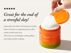 April Skin - Carrotene IPMP Instant Calming Serum Pads 80Pcs - Makeup Stash Pakistan