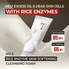 Numbuzin - No.3 Rice Enzyme Skin Softening Cleansing Foam 170ml - Makeup Stash Pakistan