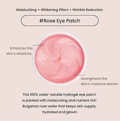 Heimish - Bulgarian Rose Water Hydrogel Eye Patch 60pcs -Makeup Stash Pakistan