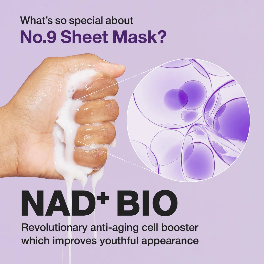Numbuzin - No. 9 NAD Bio Lifting-sil Full Face Mask 28ml - Makeup Stash Pakistan