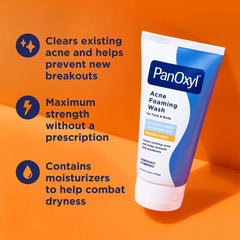 panoxyl acne foaming wash, benzoyl peroxide face wash, acne face wash, acne treatment cleanser, breakout control face wash, oily skin cleanser, acne skincare, pore cleansing face wash, dermatologist acne wash, anti acne cleanser, acne control skincare - Makeupstashpk
