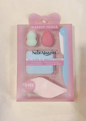 Noor Alazawi Makeup Tools All Kinds Of Beauty Tools 5Pcs Set - Makeup Stash Pakistan