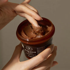 korean face scrub, exfoliating scrub, black sugar exfoliator, skinfood scrub 2x, face exfoliator for glowing skin, k beauty exfoliator, pore cleansing scrub, smooth skin treatment - Makeup Stash Pakistan