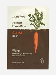 Innisfree - Jeju Root Energy Mask Carrot 25ml - Makeup Stash Pakistan