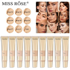 Miss Rose Foundation, Miss Rose Silk Flawless Foundation, Miss Rose Beige 4, Beige 4 Foundation, Liquid Foundation, Full Coverage Foundation, Long Lasting Foundation, Natural Finish Foundation, Lightweight Foundation, Flawless Foundation, Face Makeup, Base Makeup, Smooth Finish Foundation, Buildable Coverage Foundation, Everyday Foundation - Makeupstashpk