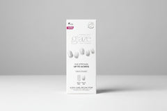 gel nail strips, Silver Marine nails, DGST53, ultra shine nails, press on gel strips, salon nails at home, easy nail strips, long lasting manicure, metallic nail strips, nail art strips, gel manicure alternative - Makeup Stash Pakistan