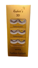 Kashee’s 3D Fashion Eyelash 10 Pcs - Makeup Stash Pakistan