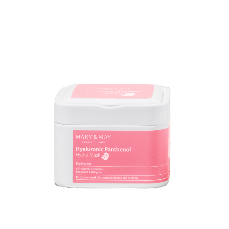 Mary & May - Hyaluronic Panthenol Hydra Mask 30ea - Makeup Stash Pakistan
