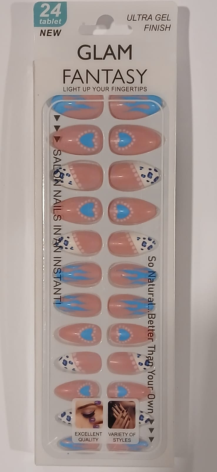 Glam Fantasy Light Up Your Fingertips Nails - Makeup Stash Pakistan