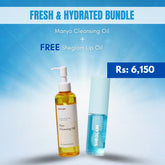 Manyo Cleansing Oil + Sheglam Lip Oil - Fresh & Hydrated Bundle - Makeup Stash Pakistan