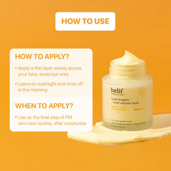 Overnight, Brightening, Nourishing, Sleeping Mask, Night Repair Mask, Dull Skin Treatment, Makeup Stash Pakistan