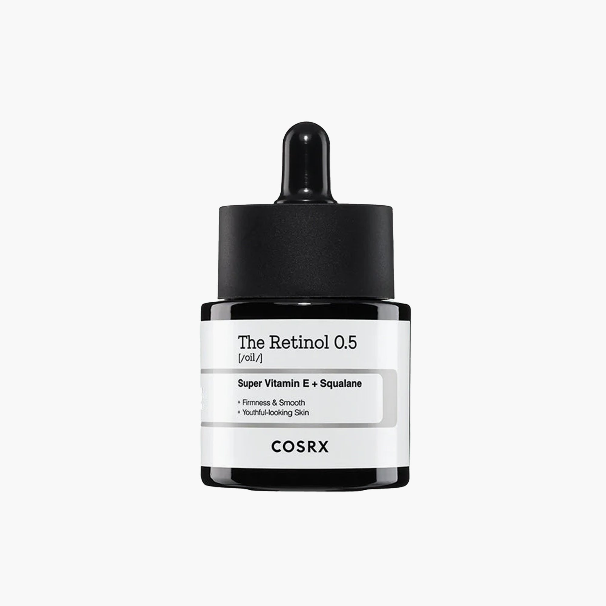 COSRX - The Retinol 0.5 Super Vitamin E + Squalane Oil 20ml -Makeup Stash Pakistan