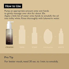 Haru haru Wonder - Black Rice Moisture Deep Cleansing Oil 150ml - Makeup Stash Pakistan