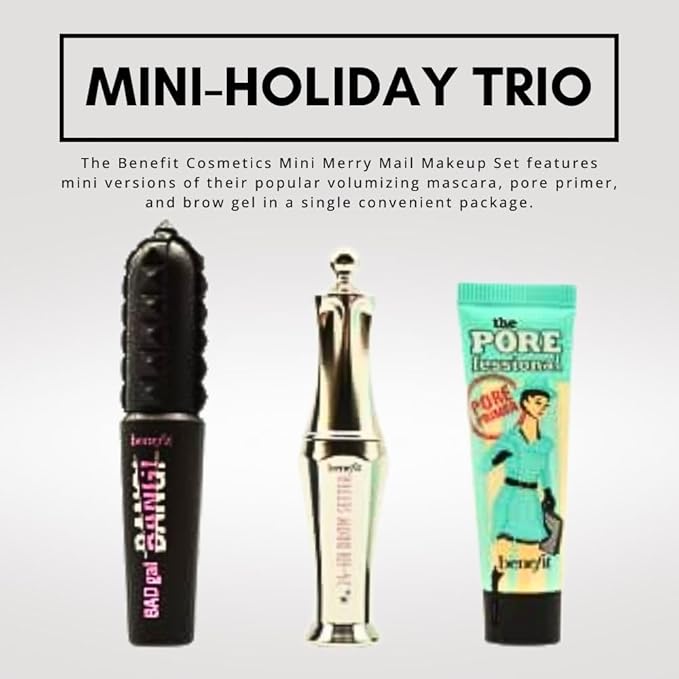 Benefit Cosmetics Mini Merry Mail Set - Makeup Stash Pakistan Benefit Cosmetics Mini Merry Mail Set - Makeup Stash Pakistan