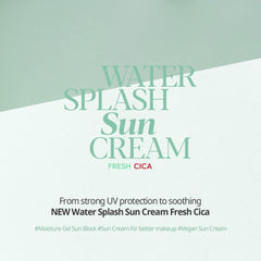 fresh cica sunscreen, korean sunscreen, centella asiatica sunscreen, soothing sunscreen, spf50 sunscreen, sunscreen for sensitive skin, lightweight sunscreen, k-beauty skincare, daily sunscreen - Makeup Stash Pakistan