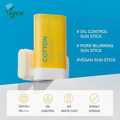 Missha - Cotton Sunstick SPF50+++ 17g - Makeup Stash Pakistan