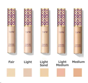 tarte 29N light medium, full coverage concealer, contour concealer, best concealer for dark circles, long lasting concealer, tarte makeup, crease proof concealer, brightening concealer, matte finish concealer - Makeup Stash Pakistan