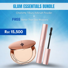 Charlotte Tilbury Airbrush Powder + Too Faced Better Than Sex Mascara – Glam Essentials Bundle