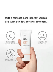 Dr.Jart+ Every Sun Day Waterproof Sun Milk 30ml - Makeup Stash Pakistan