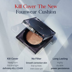 Clio - Kill Cover The New Founwear Cushion Set (+Refill) No 2-BP (21) Lingerie 15g - Makeup Stash Pakistan