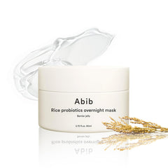 Abib - Rice Probiotics Overnight Mask Barrier Jelly 80ml - Makeup Stash Pakistan