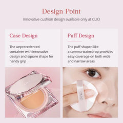 Clio - Kill Cover Mesh Glow Cushion SPF 50++++ (+Refill) 2-BP