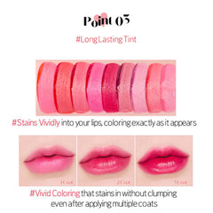 dear darling water gel tint, korean lip tint, watermelon red lip tint, juicy lip tint korea, gradient lip stain - Makeup Stash Pakistan