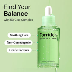 Torriden serum, Centella Asiatica serum, Cica serum Korea, soothing face serum, Korean skincare serum, hydrating facial serum, sensitive skin serum,Makeupstashpk
