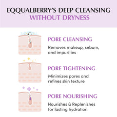 Eqqualberry cleansing oil, purple rice cleansing oil, oil cleanser Korean, pore cleansing oil, makeup remover oil, deep cleansing face oil, double cleanse oil, pore refining cleanser, gentle oil cleanser,Makeupstashpk