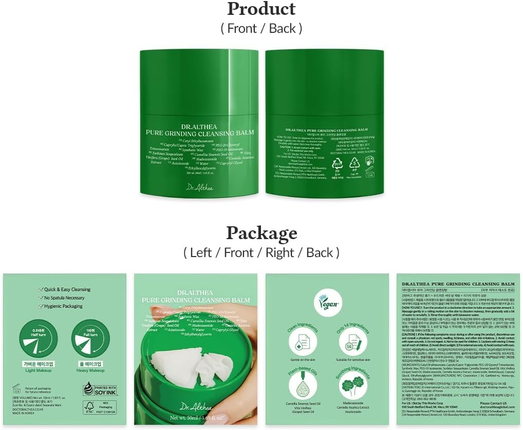 Dr. Althea  - Pure Grinding Cleansing Balm 50ml - Makeup Stash Pakistan
 Dr. Althea  - Pure Grinding Cleansing Balm 50ml - Makeup Stash Pakistan