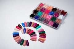 Colorful , Acrylic Fake Nails , daily wear , DIY Nail Art , Makeupstashpk