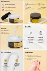 COSRX Advanced Snail 92 All In One Cream 100ml – Repairing & Hydrating Snail Mucin Moisturizer