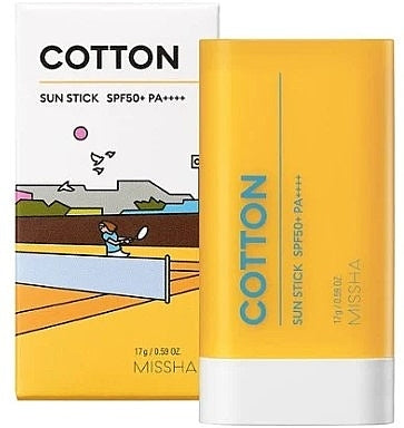 Missha - Cotton Sunstick SPF50+++ 17g - Makeup Stash Pakistan