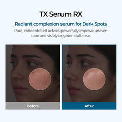TX ampoule serum, brightening serum, dark spot treatment, pigmentation serum, Korean skincare serum, uneven skin tone, glow skin serum,acne mark removal, lightweight serum, radiant skin treatment, hyperpigmentation care, Makeup Stash Pakistan