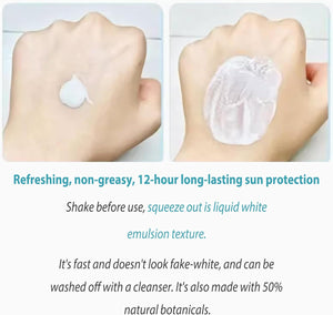 Waterproof sunscreen, Oily skin, no white cast sunscreen, sunscreen milk, - Makeup Stash Pakistan