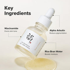 Beauty of Joseon Serum, Glow Deep Serum, Rice Serum, Alpha Arbutin Serum, Brightening Serum, Dark Spot Corrector, Korean Skincare Serum, Hyperpigmentation,Makeupstashpk