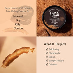 SKINFOOD - Black Sugar Perfect Essencial Scrub 2X 210g - Makeup Stash Pakistan