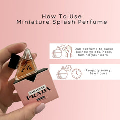 Luxury Perfume Mini, Travel Size Perfume, Floral Amber Perfume, Designer Fragrance,Long Lasting Perfume, Gift Perfume, Premium Scent, Splash Perfume - Makeup Stash Pakistan