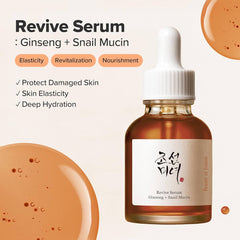 Beauty of Joseon Revive Serum Ginseng + Snail Mucin - Makeup Stash Pakistan