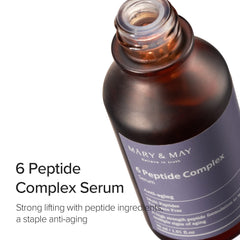 Mary & May - 6 Peptide Complex Serum 30ml - Makeup Stash Pakistan